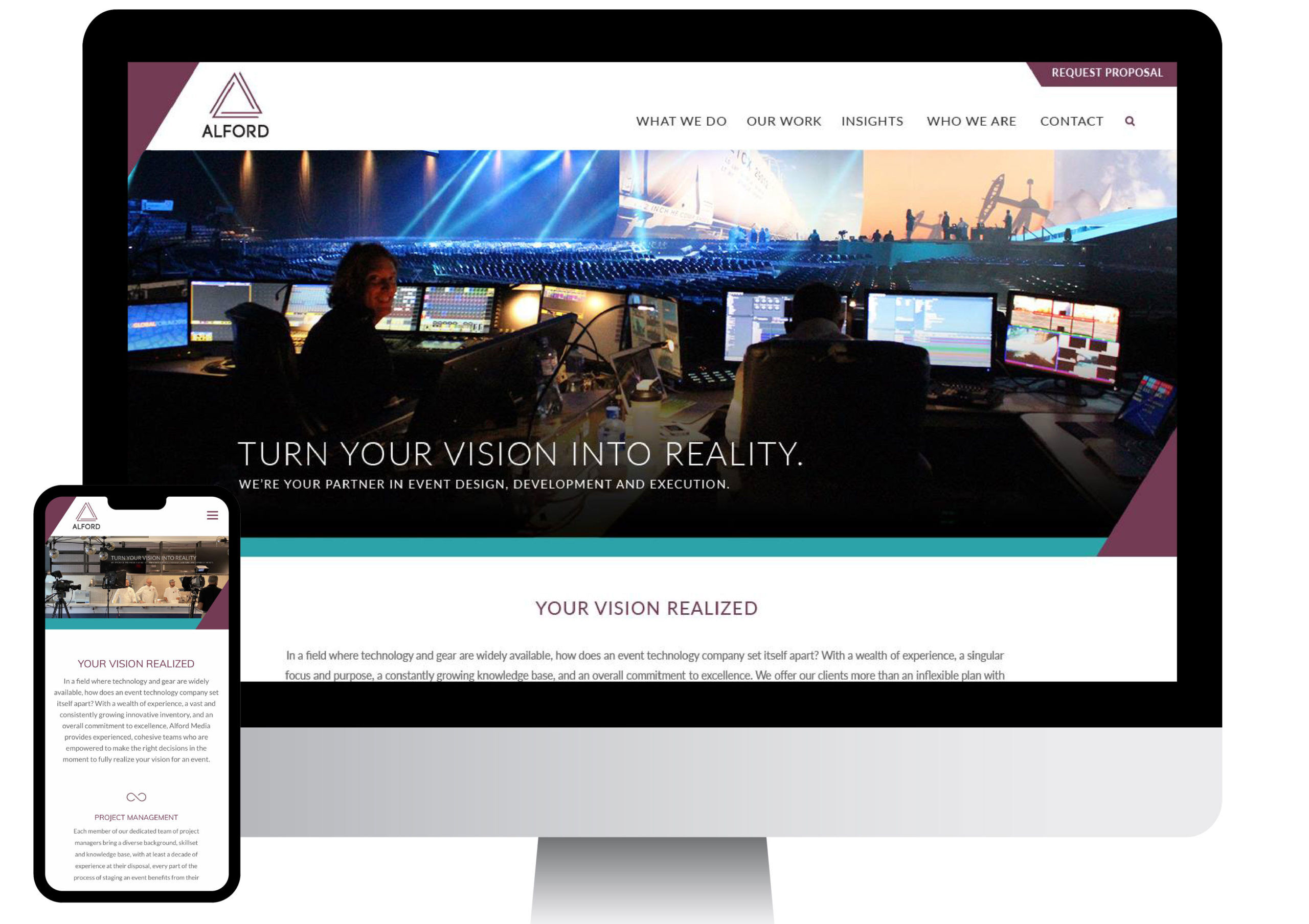 Alford Media Website Design